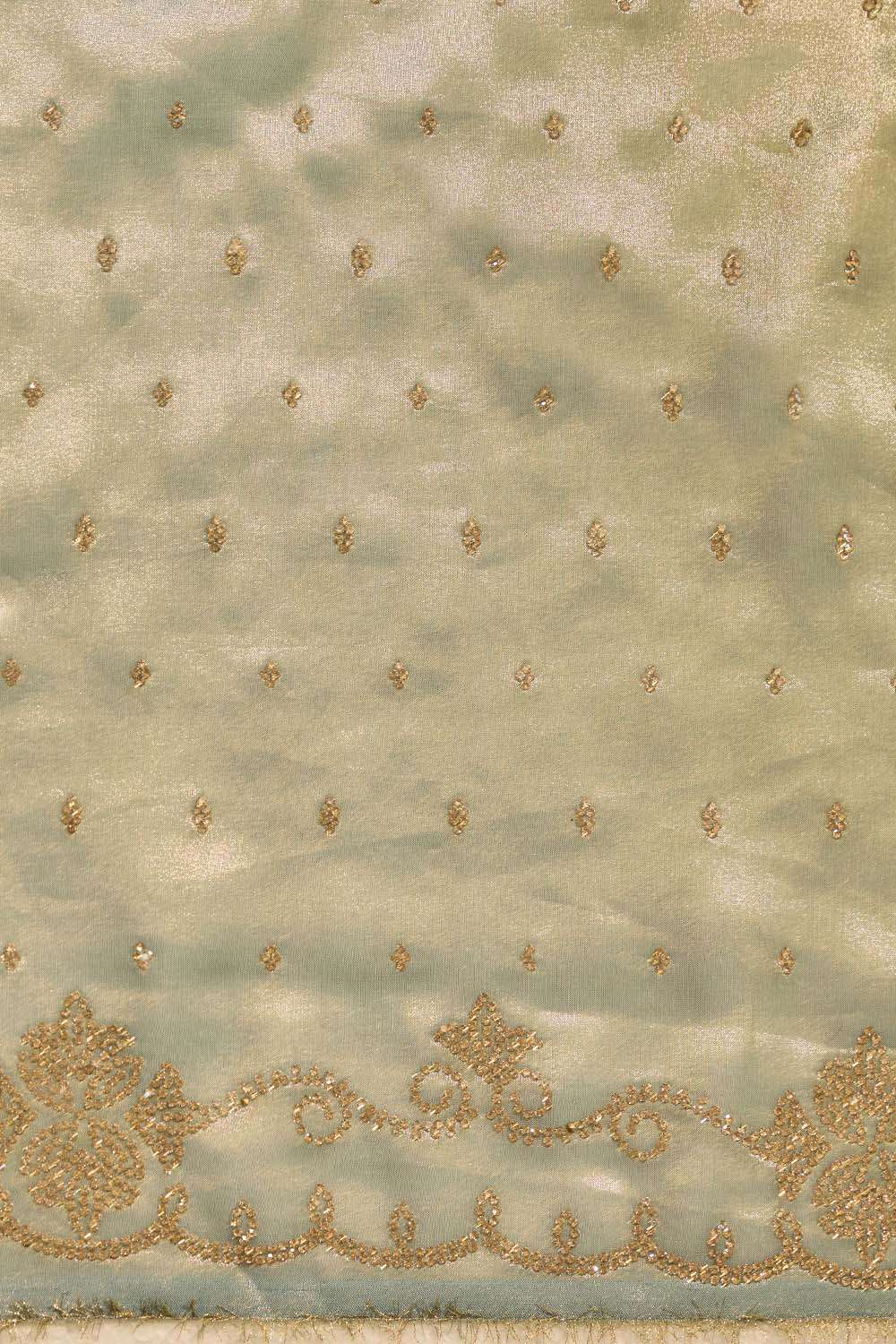 Light Blue Woven Viscose Tissue Saree image number null