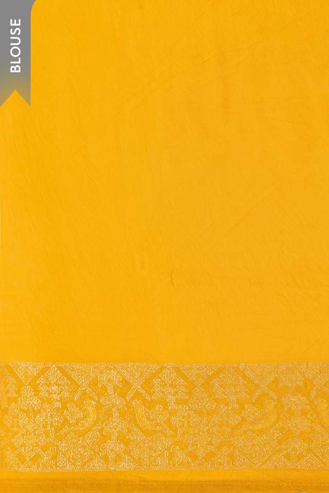 Yellow Woven Pure Viscose Saree thumbnail image number null
