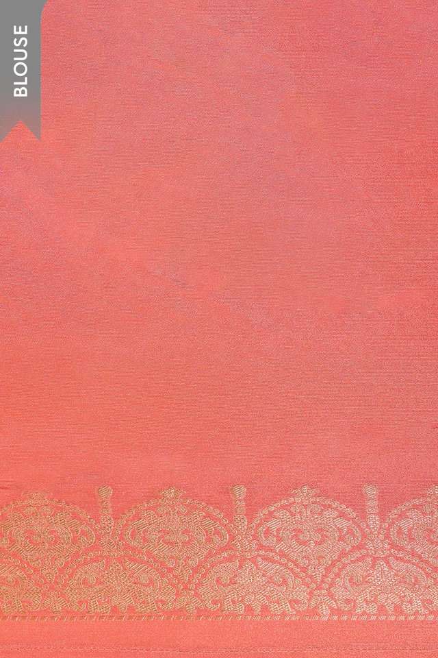 Light Orange   Woven Viscose Tissue Saree thumbnail image number null