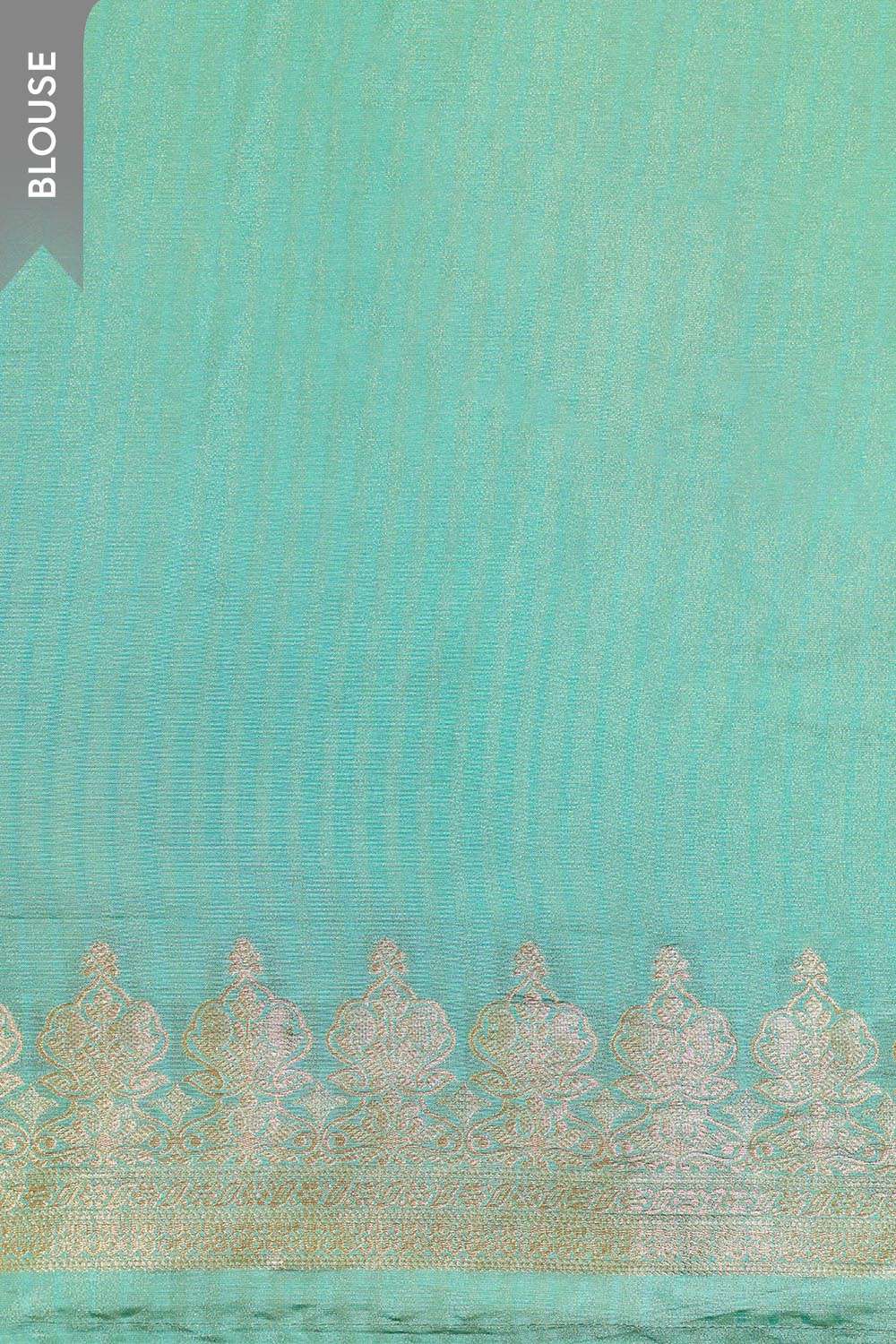Blue   Woven Viscose Tissue Saree image number null