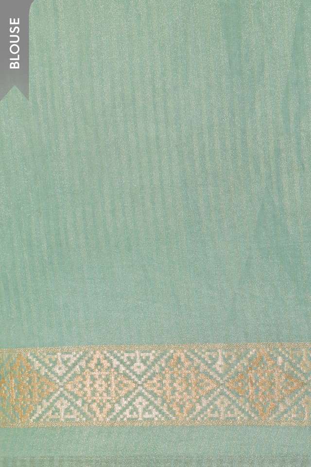 Light Blue Woven Viscose Tissue Saree thumbnail image number null