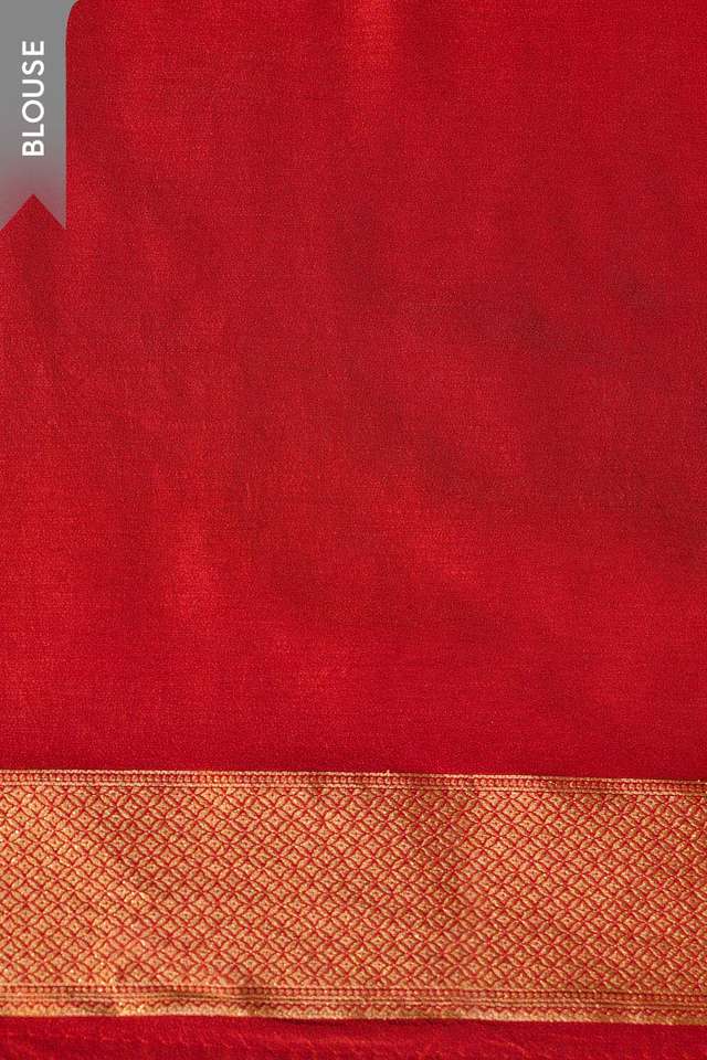 Dark Red Pure Viscose Woven Saree thumbnail image number null