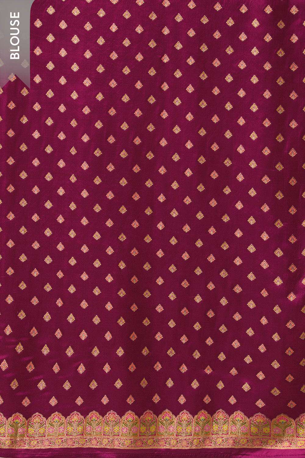 Purple Woven Pure Viscose Saree image number null