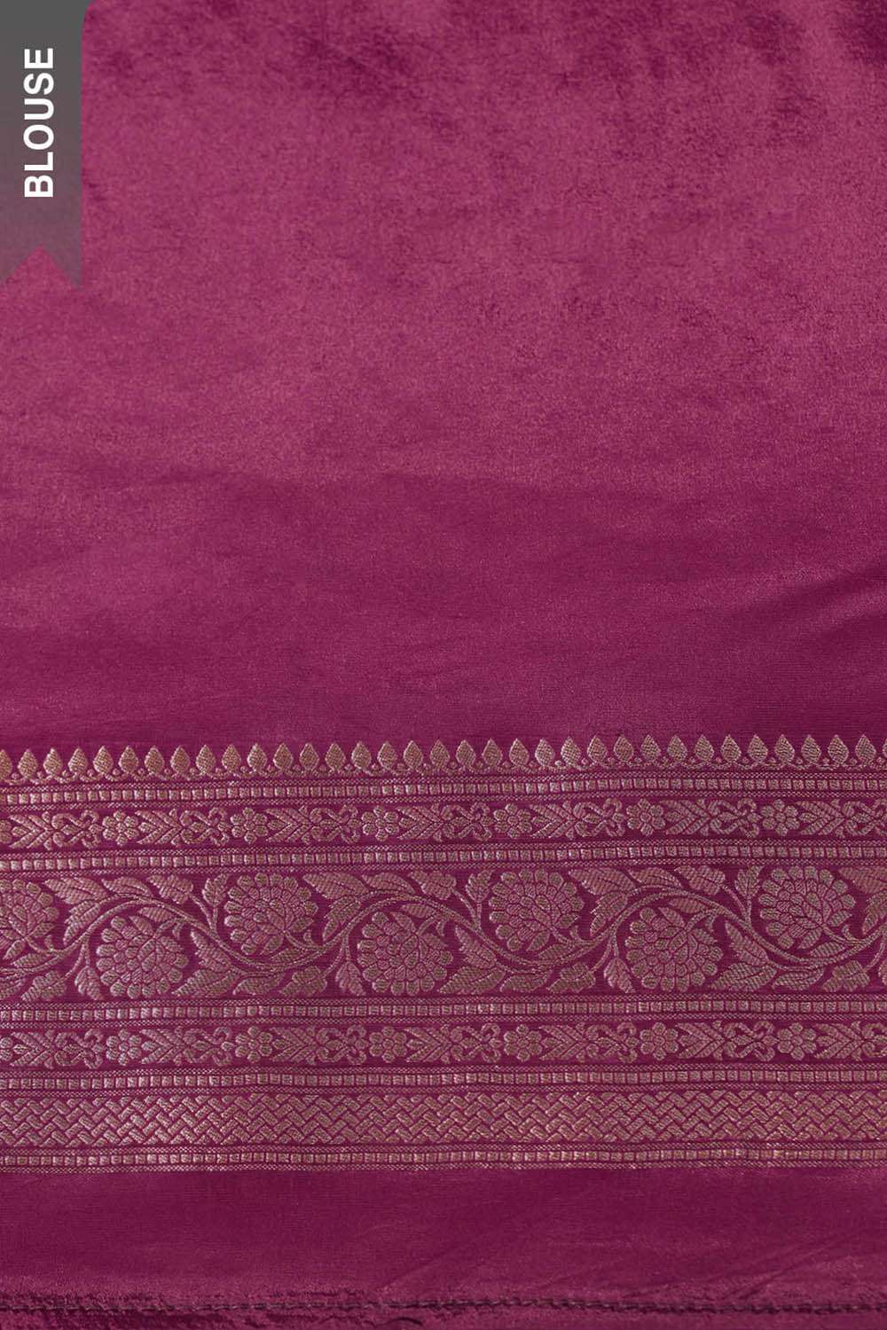 Purple Pure Viscose Woven Saree image number null