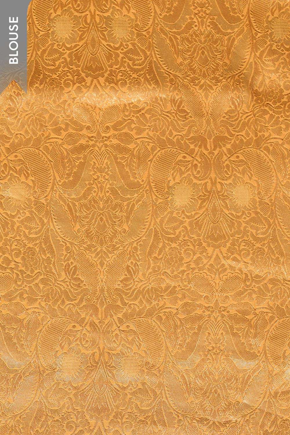 Yellow Embroidered Pure Viscose Saree image number null