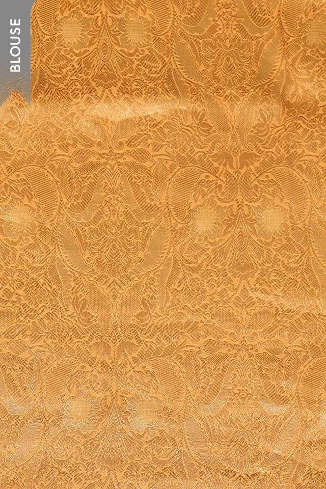Yellow Embroidered Pure Viscose Saree thumbnail image number null