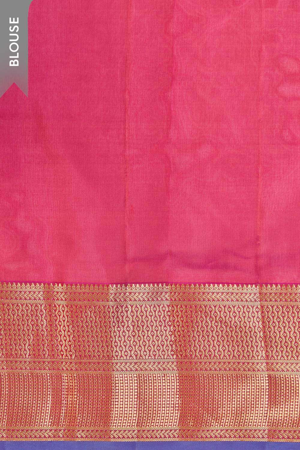 Dark Red Woven Apsara Silk Viscose Saree image number null