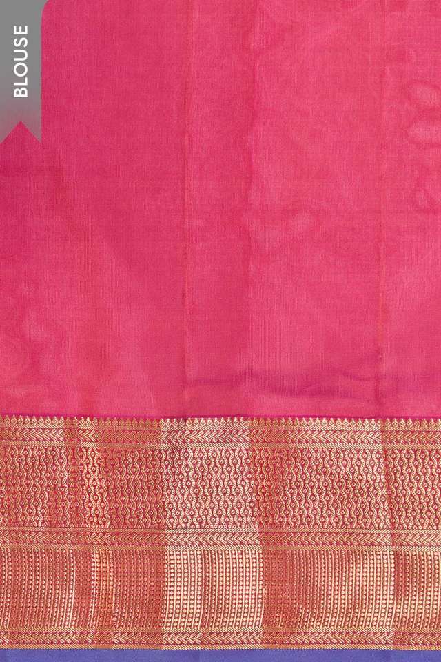 Dark Red Woven Apsara Silk Viscose Saree thumbnail image number null