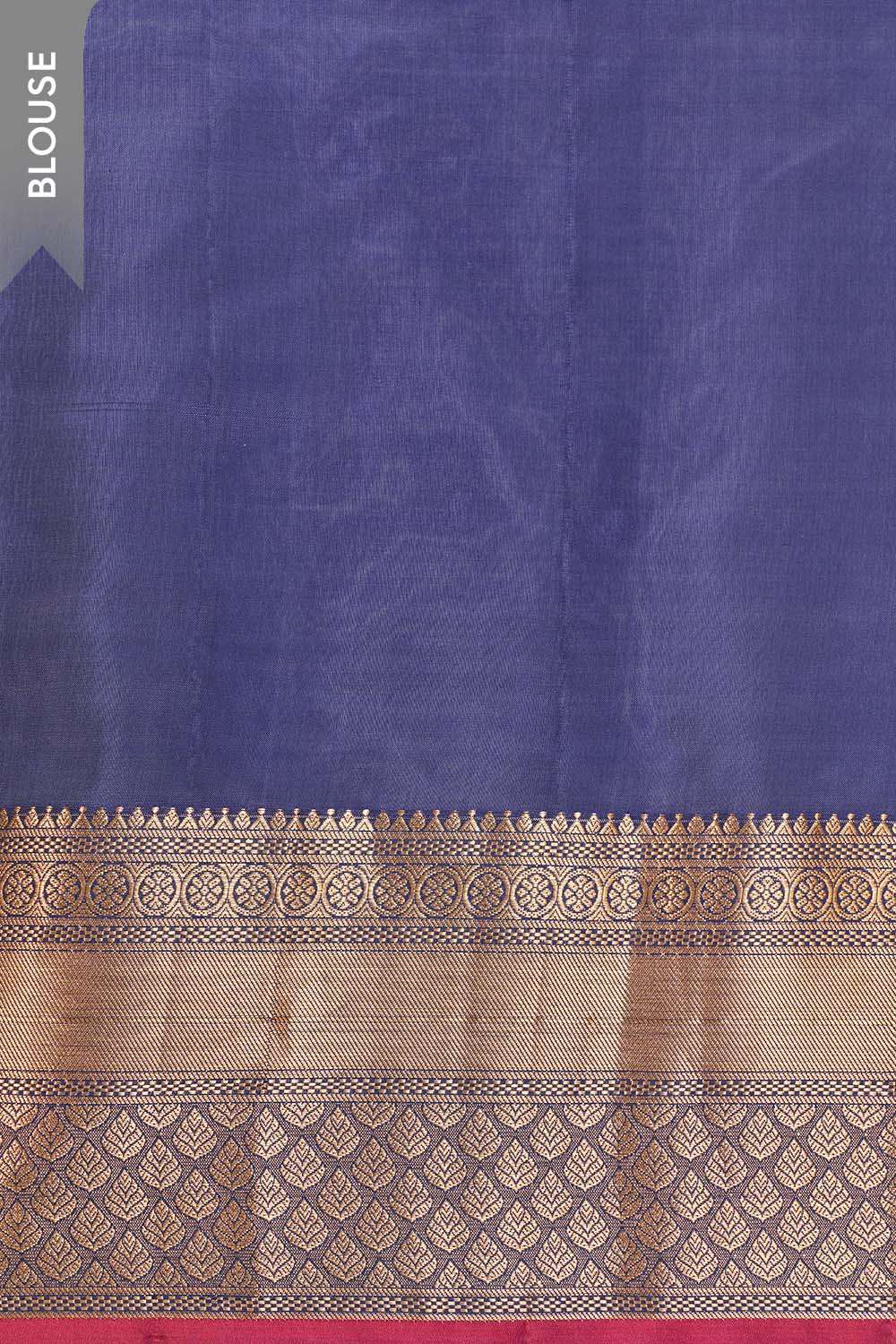 Purple Woven Apsara Silk Viscose Saree image number null