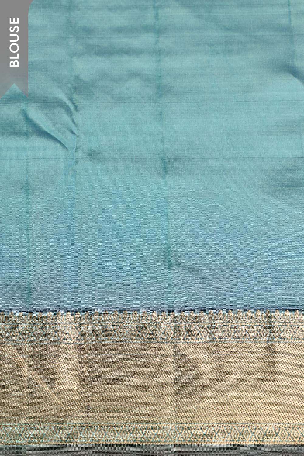 Light Blue Apsara Silk Viscose Woven Saree image number null