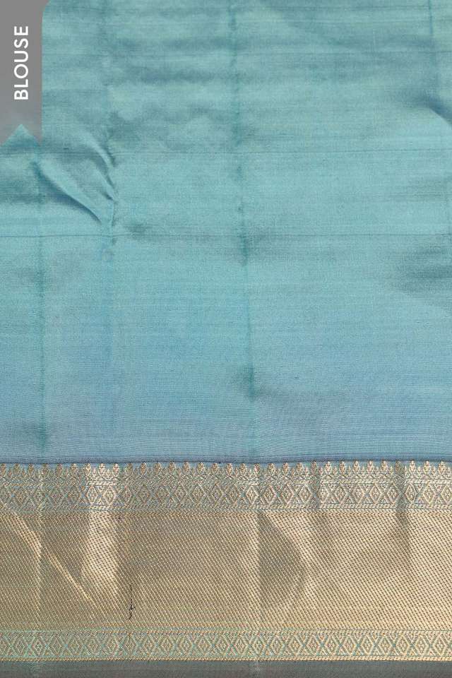 Light Blue Apsara Silk Viscose Woven Saree thumbnail image number null