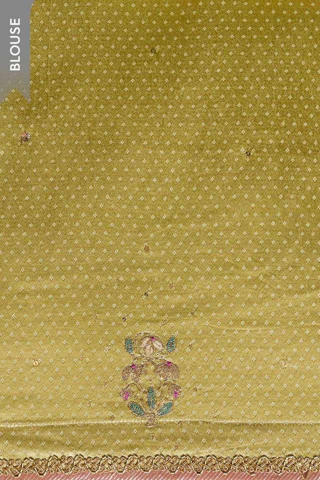 Light Green   Viscose Organza Embroidered Saree thumbnail image number null