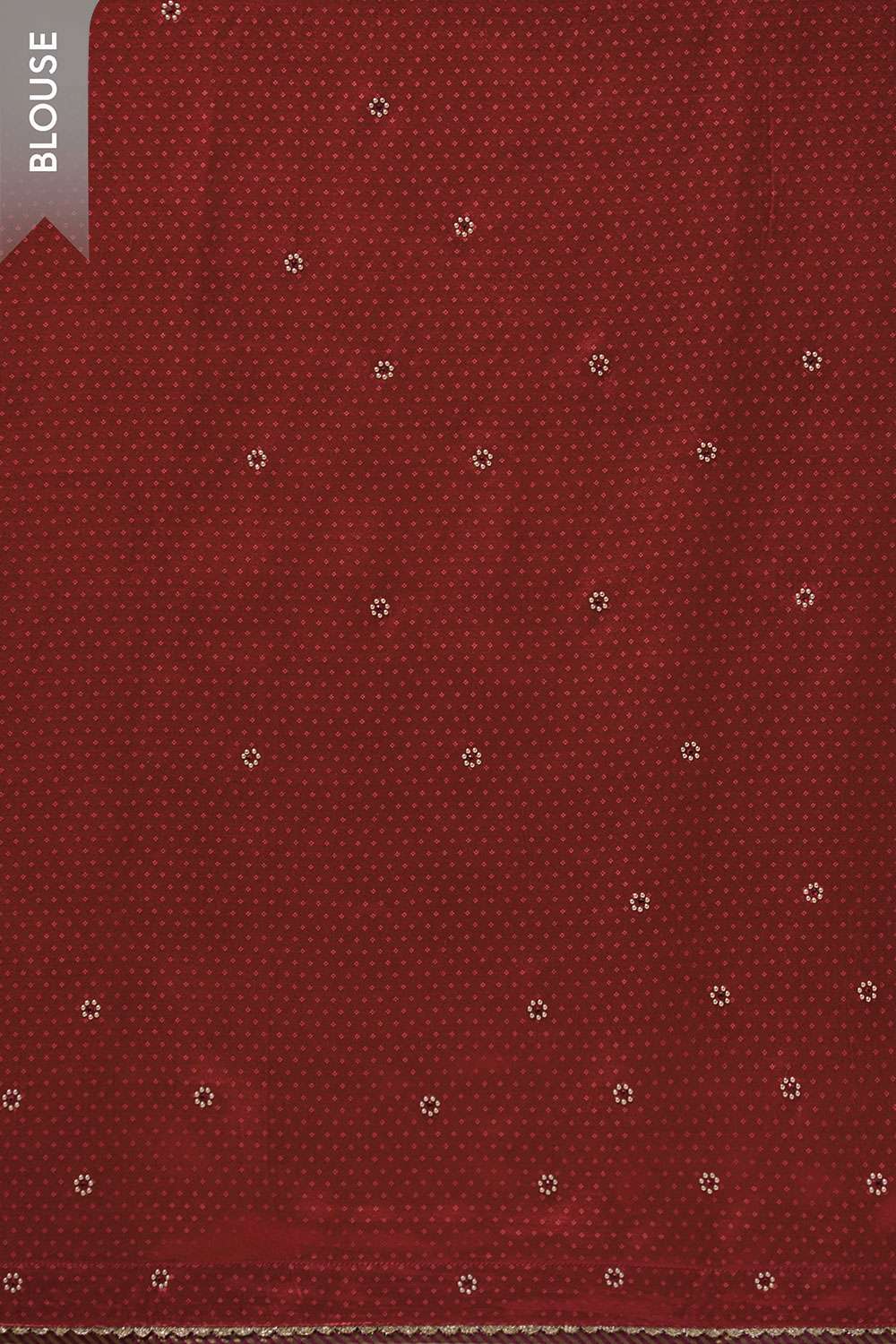 Red Printed Viscose Organza Saree image number null