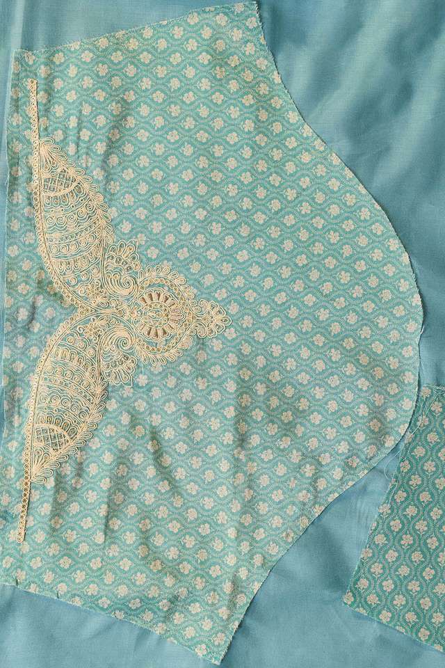 Blue Viscose Tissue Embroidered Saree thumbnail image number null