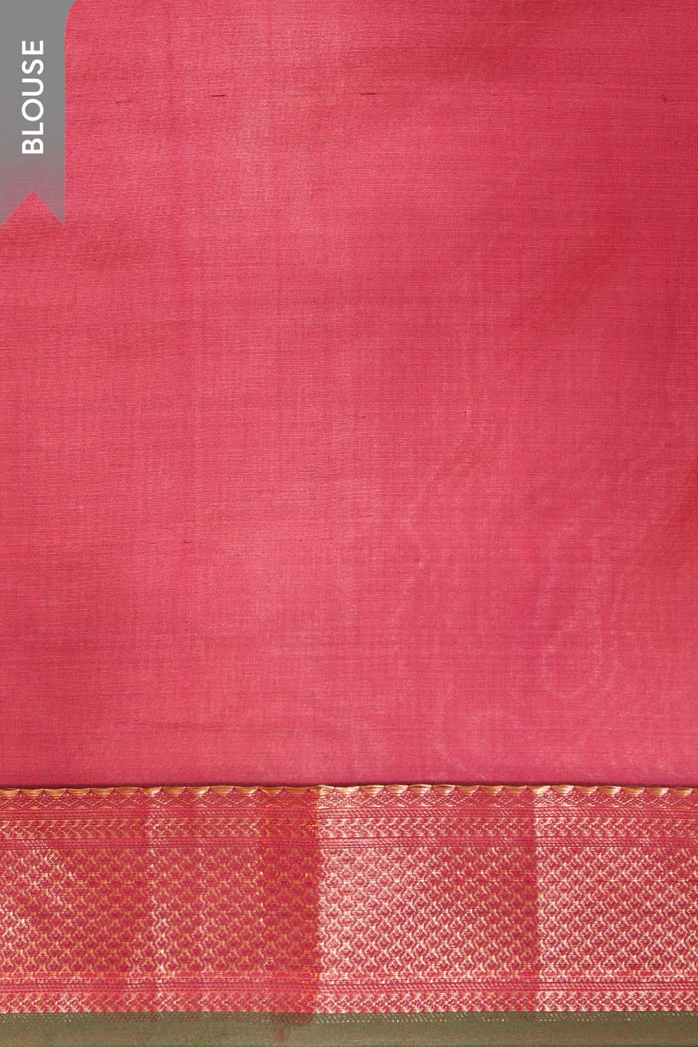 Red Woven Apsara Silk Viscose Saree image number null