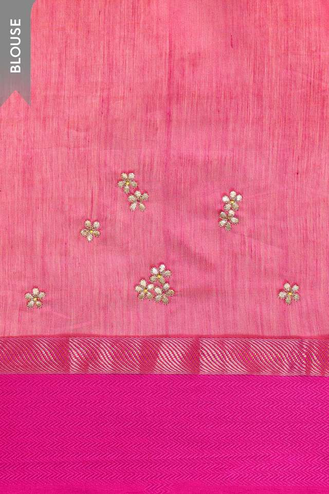 Yellow Rajasthan Pure Silk Cotton Gota Patti Saree thumbnail image number null