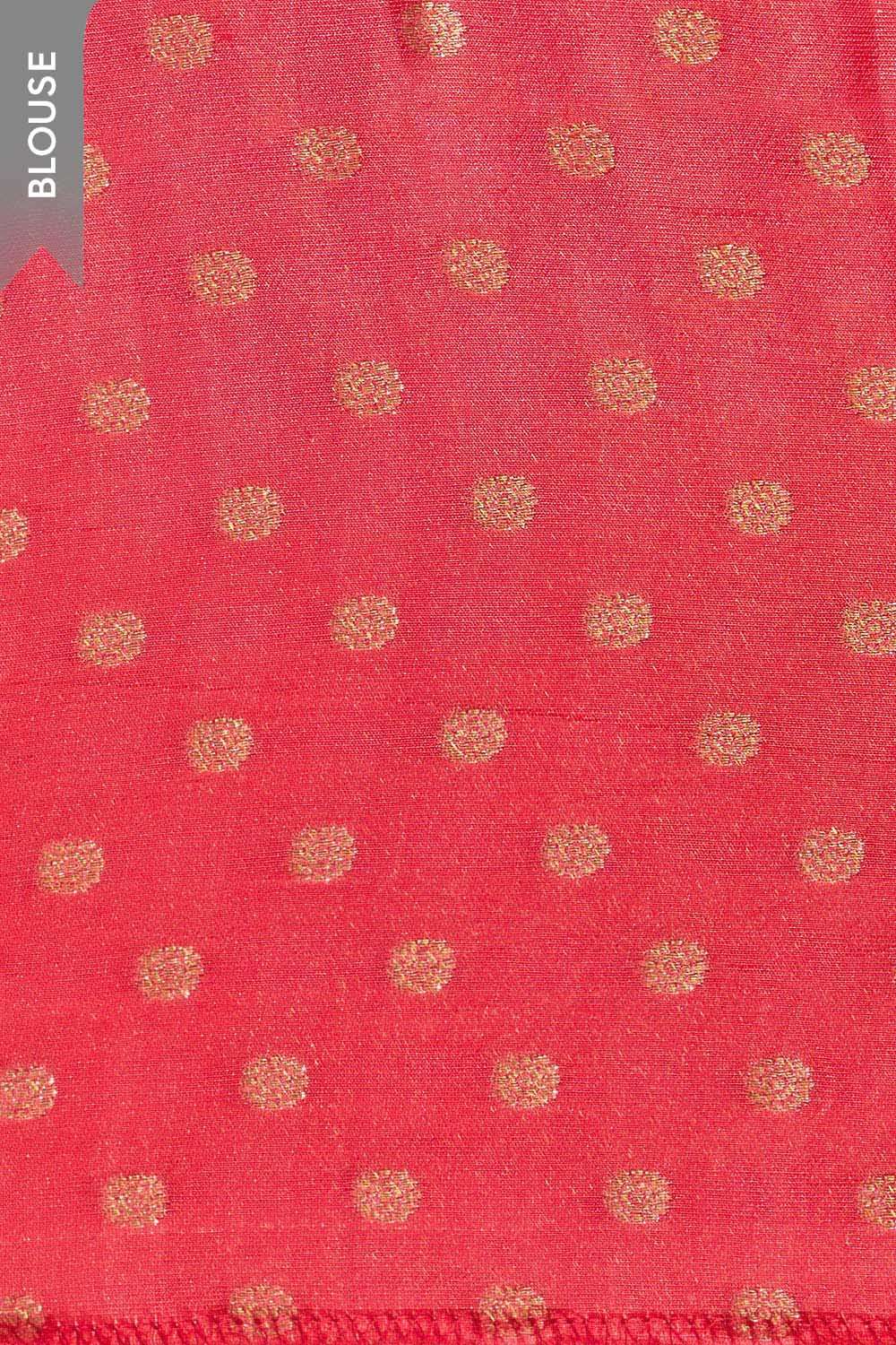Pink Viscose Tissue Embroidered Saree image number null