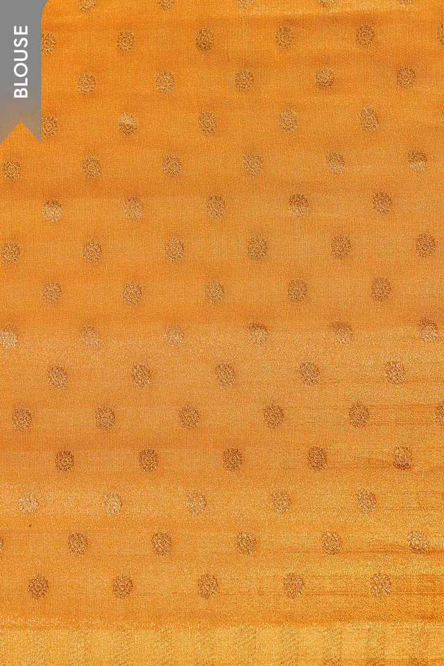 Orange Viscose Tissue Embroidered Saree thumbnail image number null