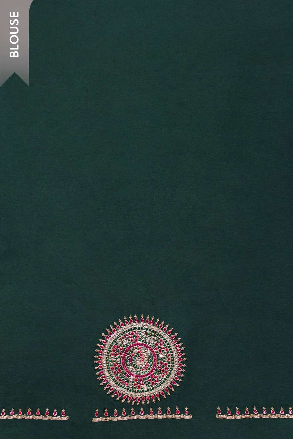 Gold Viscose Tissue Embroidered Saree image number null