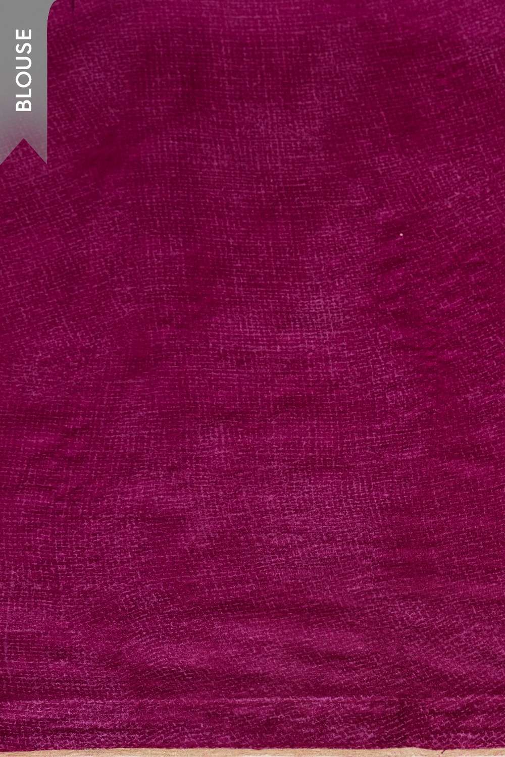 Purple  Pure Tussar Silk Embroidered Saree image number null