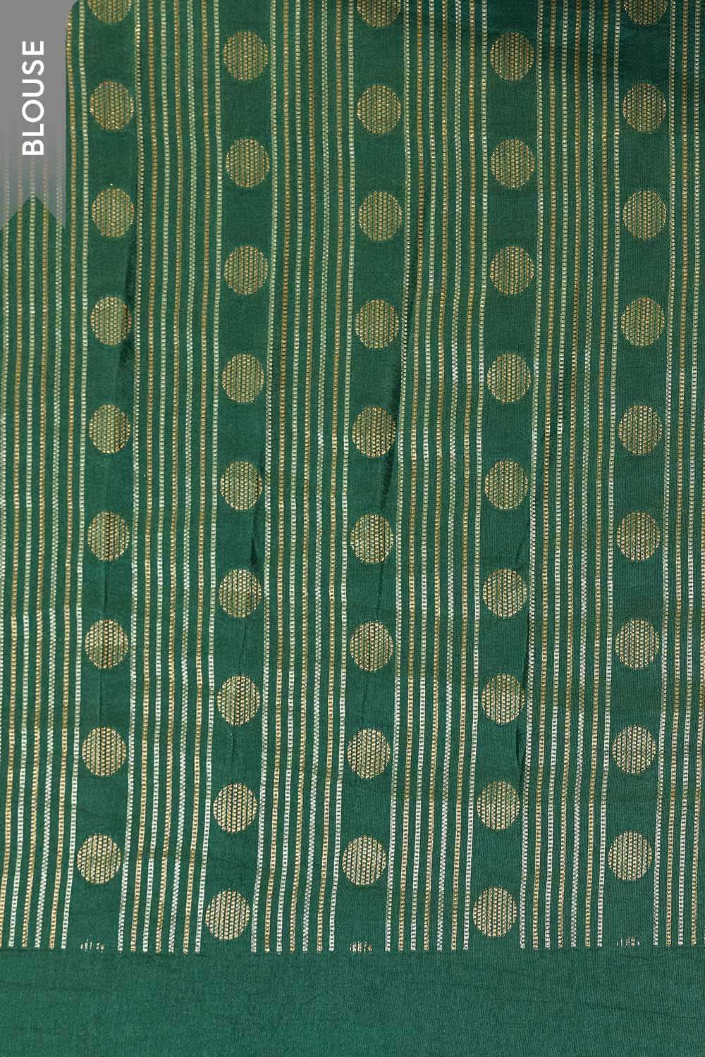 Green Woven Pure Viscose Saree image number null