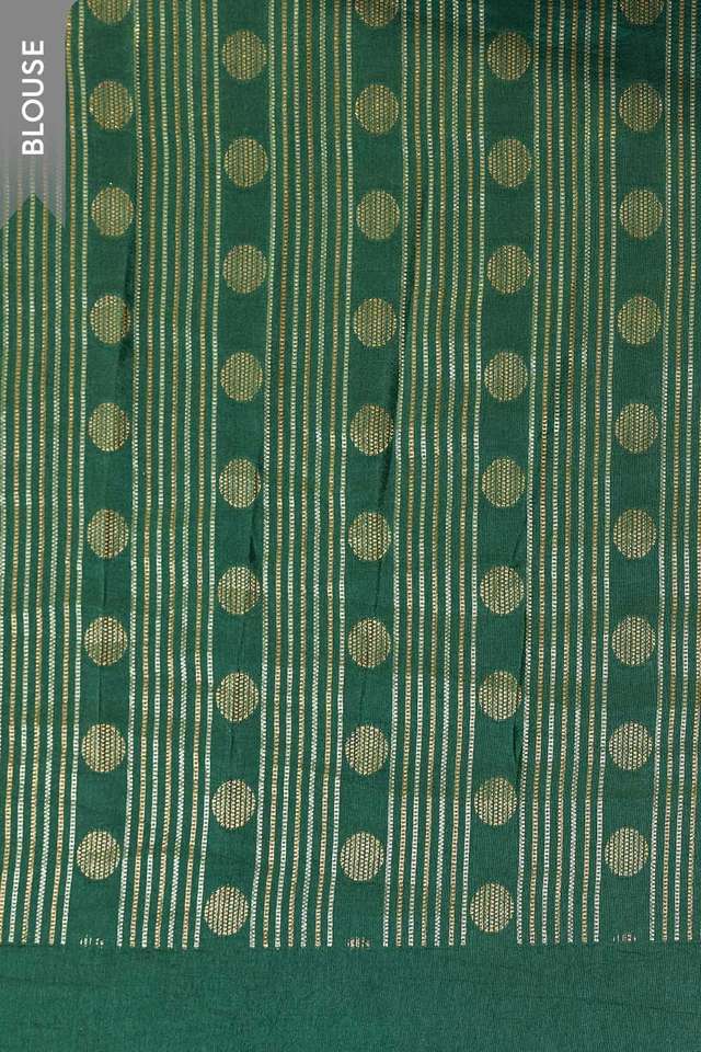 Green Woven Pure Viscose Saree thumbnail image number null