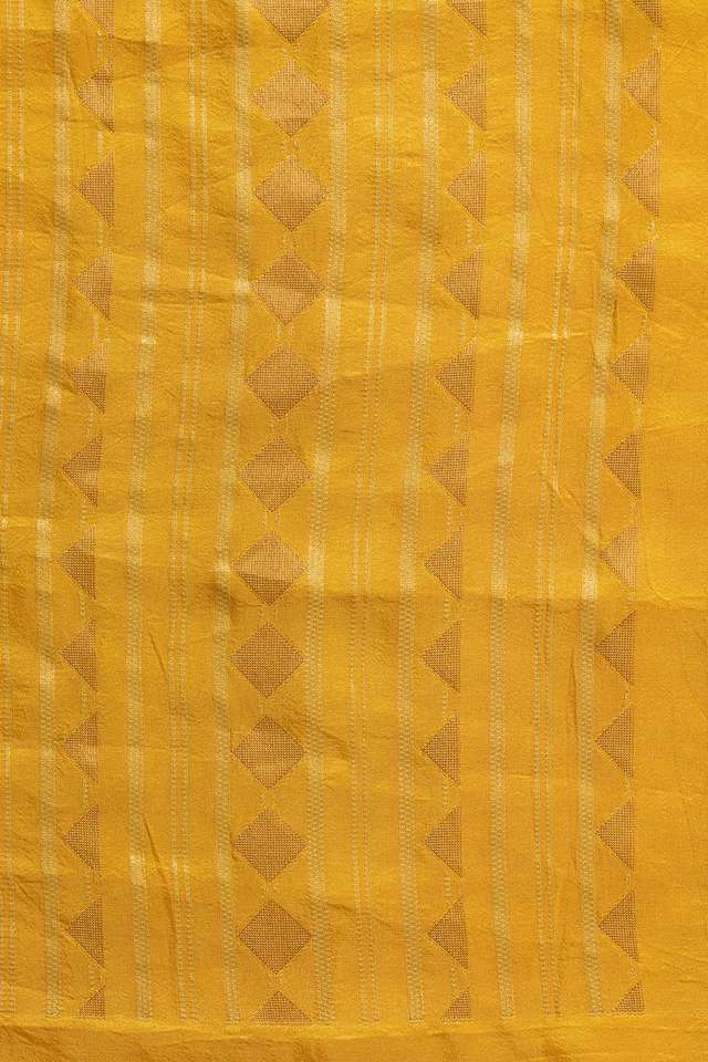 Yellow Woven Pure Viscose Saree thumbnail image number null