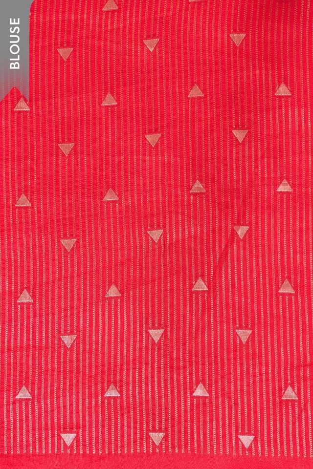 Red Woven Pure Viscose Saree thumbnail image number null