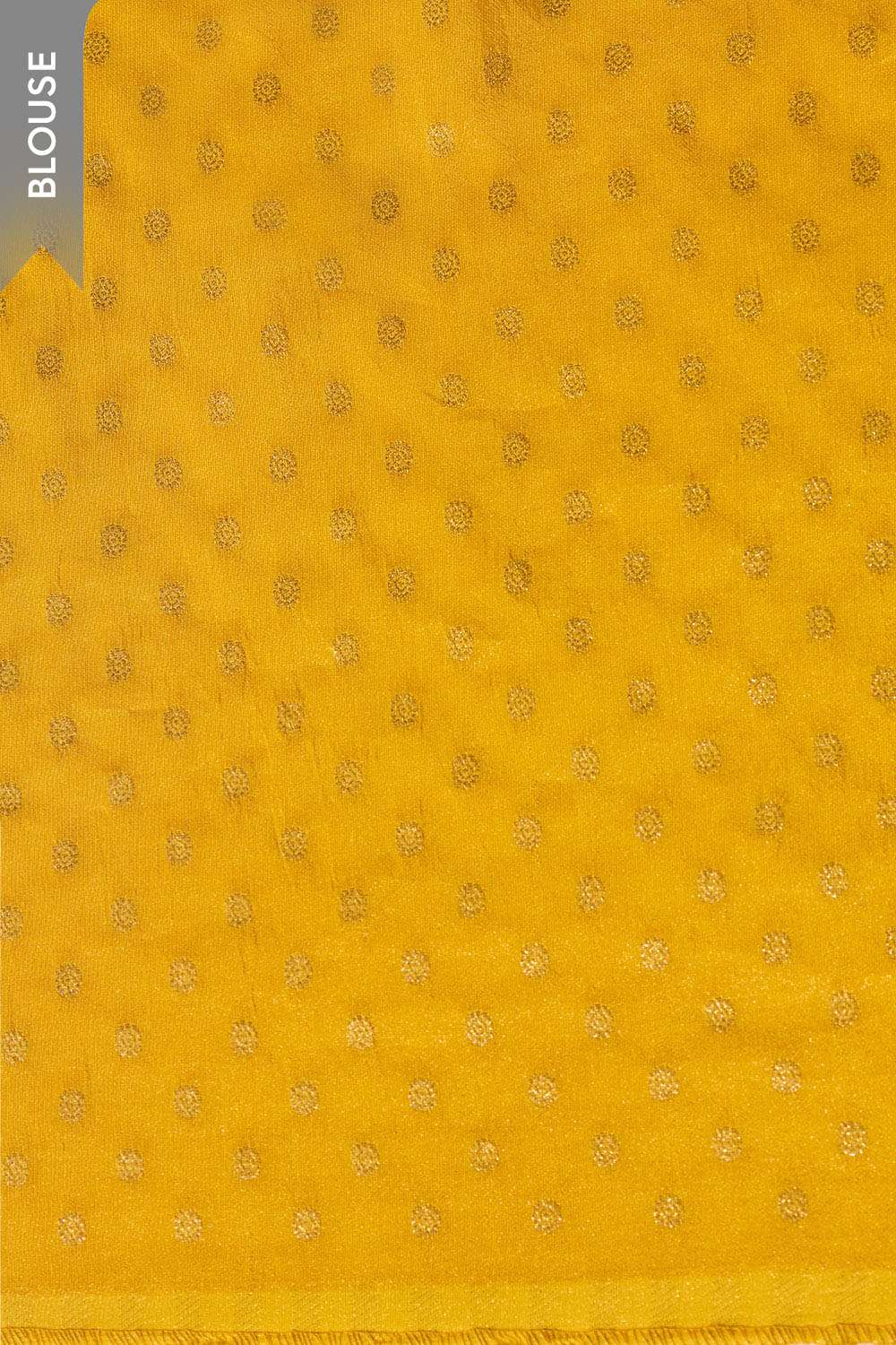 Yellow Viscose Tissue Embroidered Saree image number null