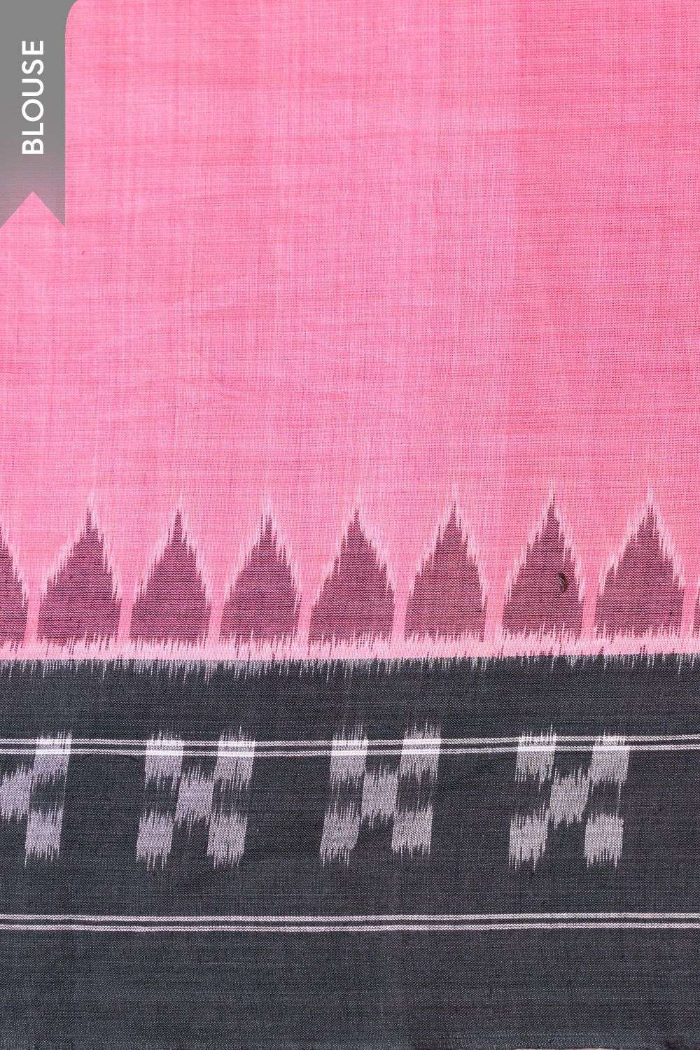 Pink Odissa Pure Cotton Ikat Saree image number null