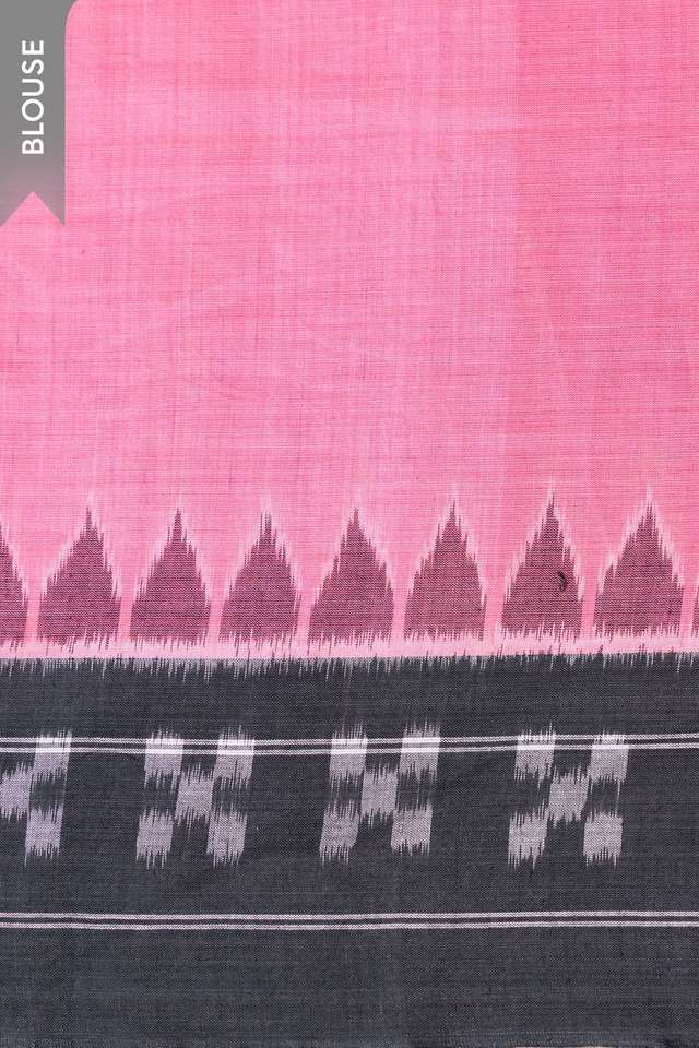 Pink Odissa Pure Cotton Ikat Saree thumbnail image number null