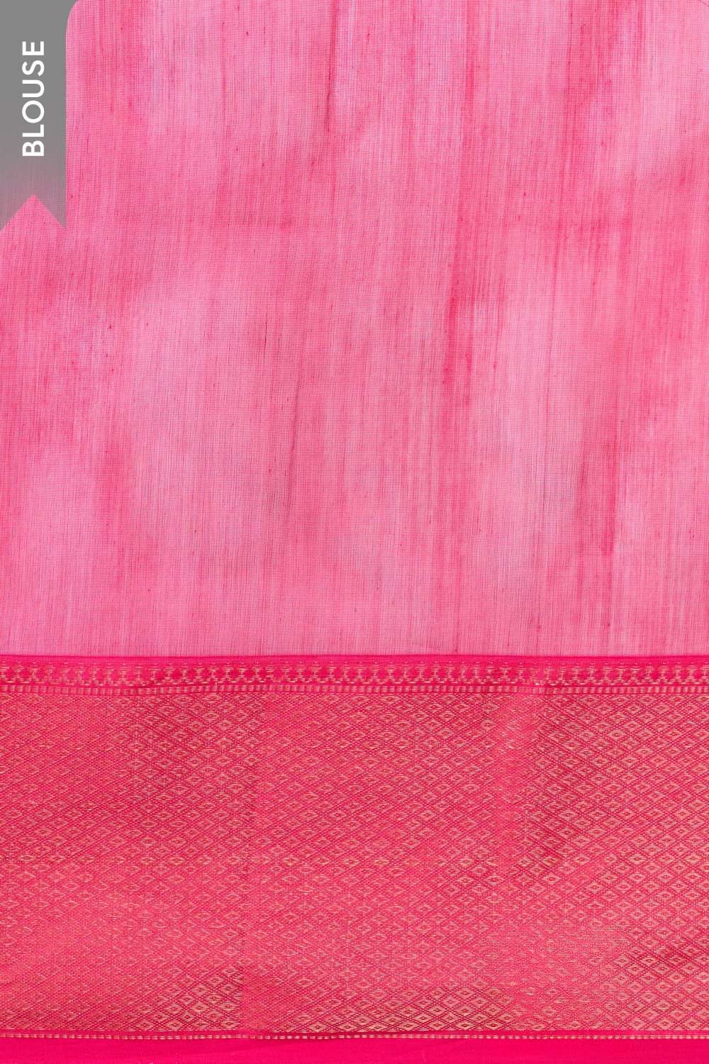 Pink Woven Pure Silk Cotton Maheshwari Saree image number null