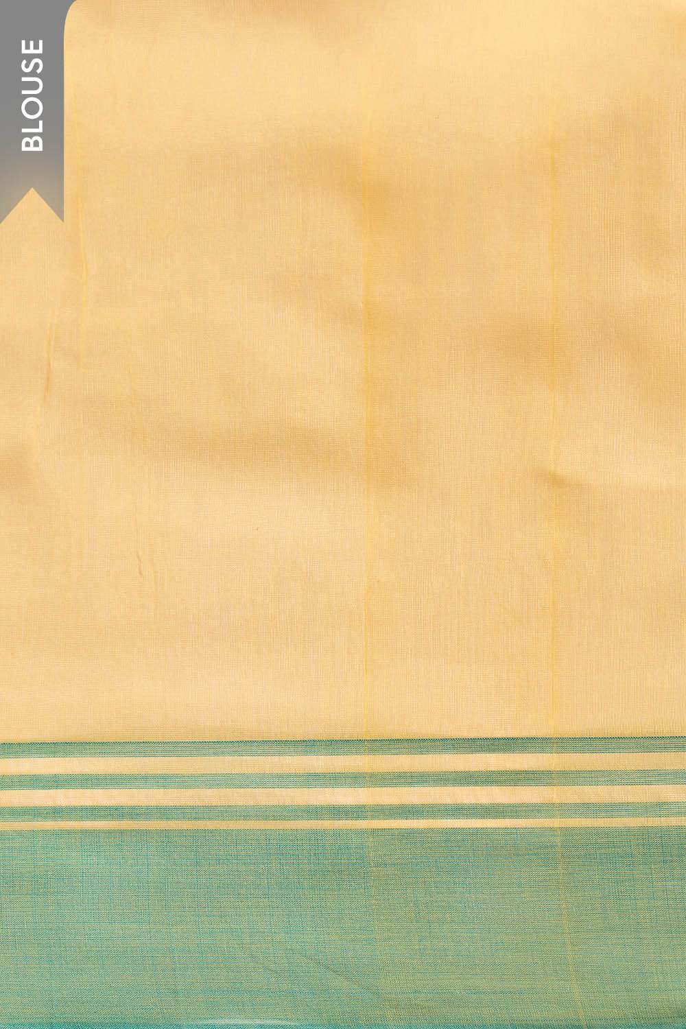 Dark Yellow Woven Pure Silk Cotton Chanderi Saree image number null