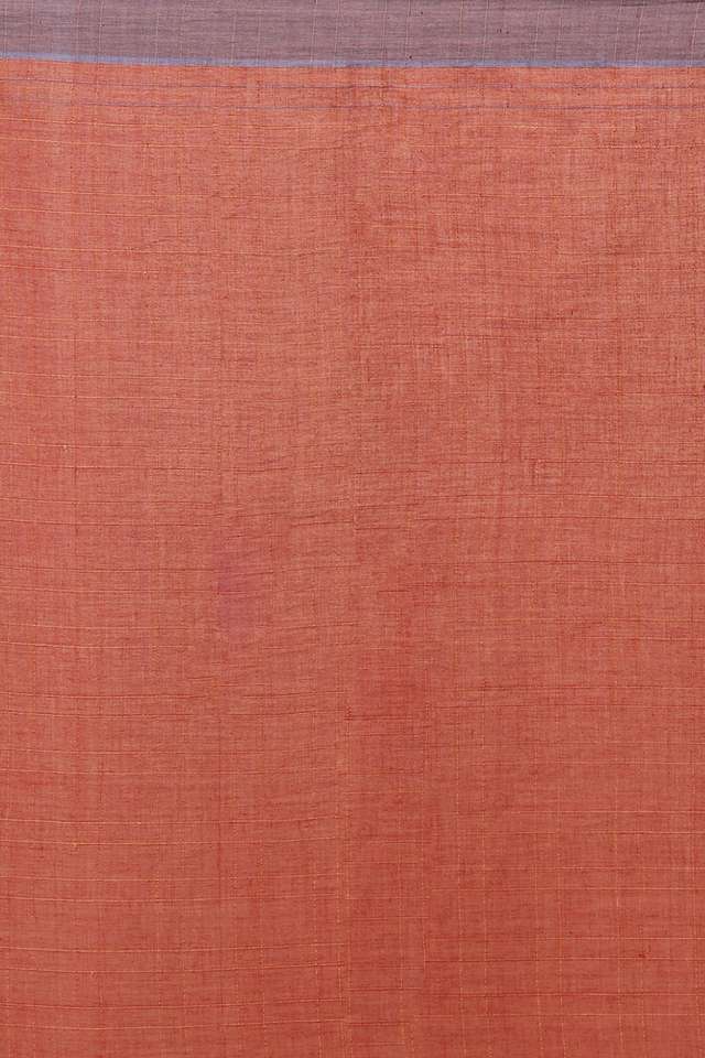 Red Cotton Pure Khadi Jamdani Saree thumbnail image number null