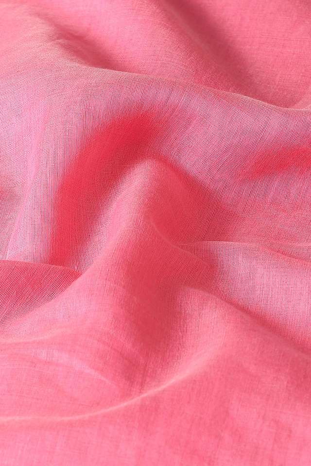 Light Pink Pure Silk Cotton Jamdani Saree thumbnail image number null