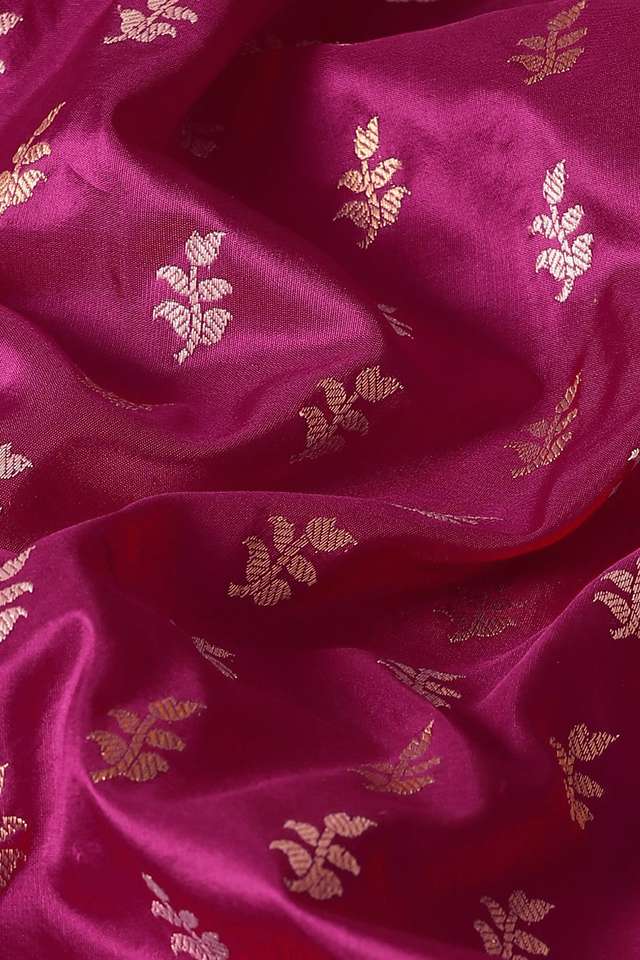 Pink Pure Silk Banarasi Saree thumbnail image number null
