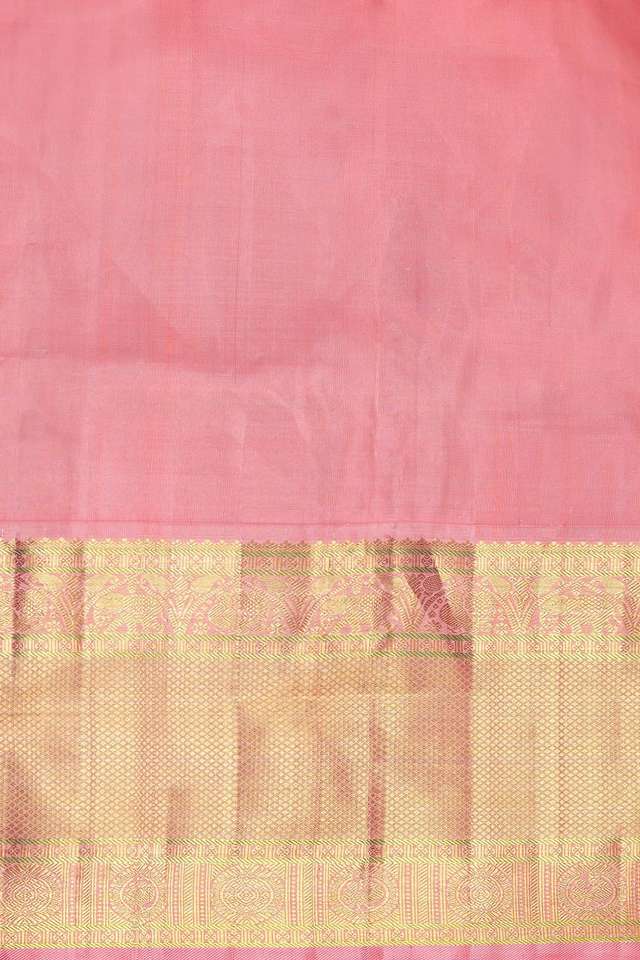 Light Green Pure Silk Kanjivaram Saree thumbnail image number null