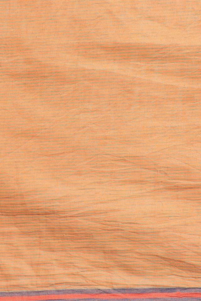 Light Orange Pure Cotton Jamdani Saree thumbnail image number null