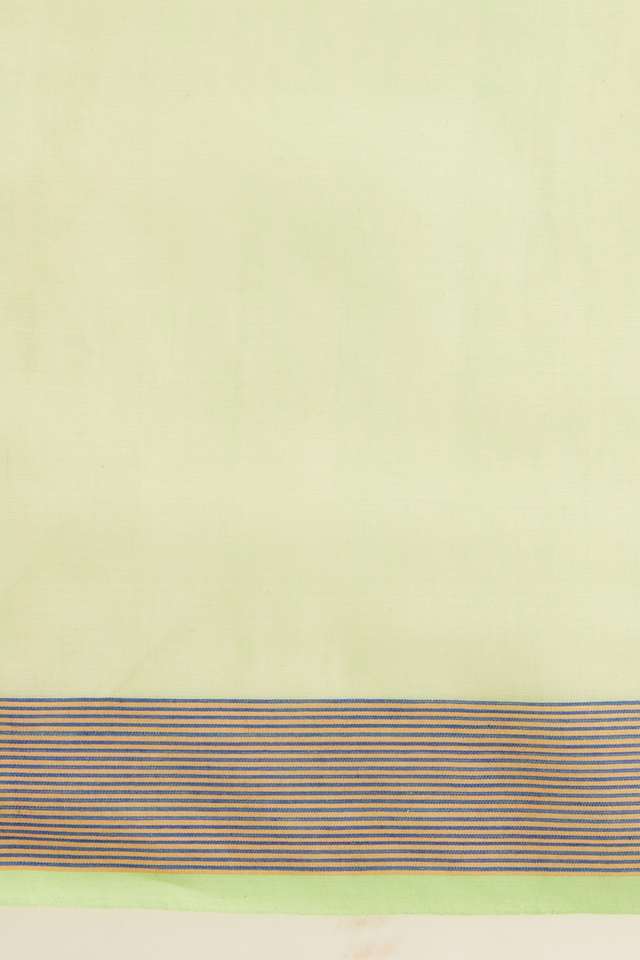 Off White Pure Cotton Bengal Saree thumbnail image number null