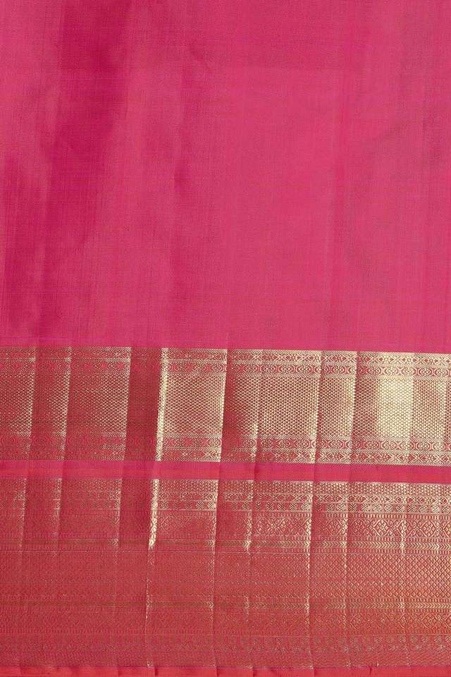 Light Orange Pure Silk Kanjivaram Saree thumbnail image number null