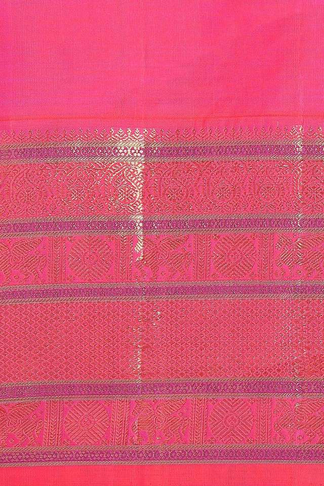 Light Pink Pure Silk Kanjivaram Saree thumbnail image number null
