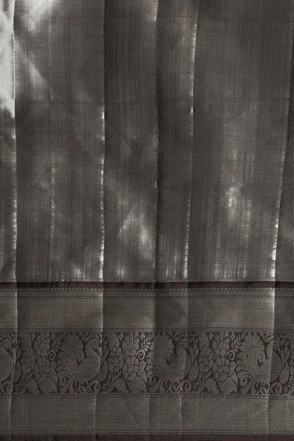 Brown Pure Silk Tissue Kanjivaram Saree image number null