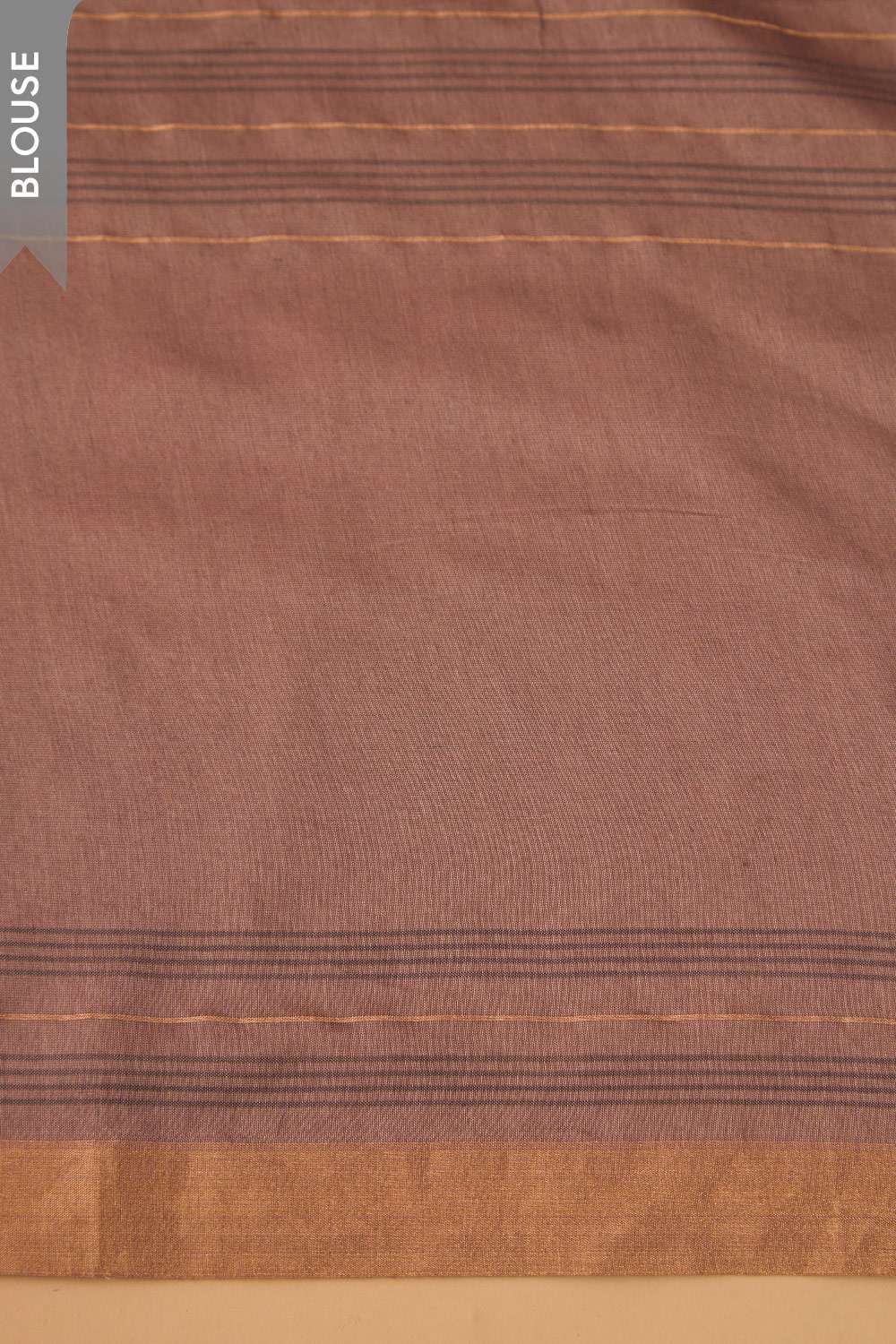 Brown Bhagalpur Woven Silk Viscose Saree image number null