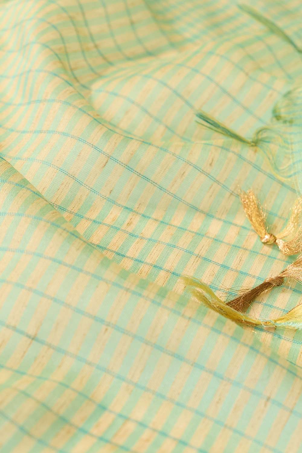 Light Green Bhagalpur Woven Silk Viscose Saree image number null