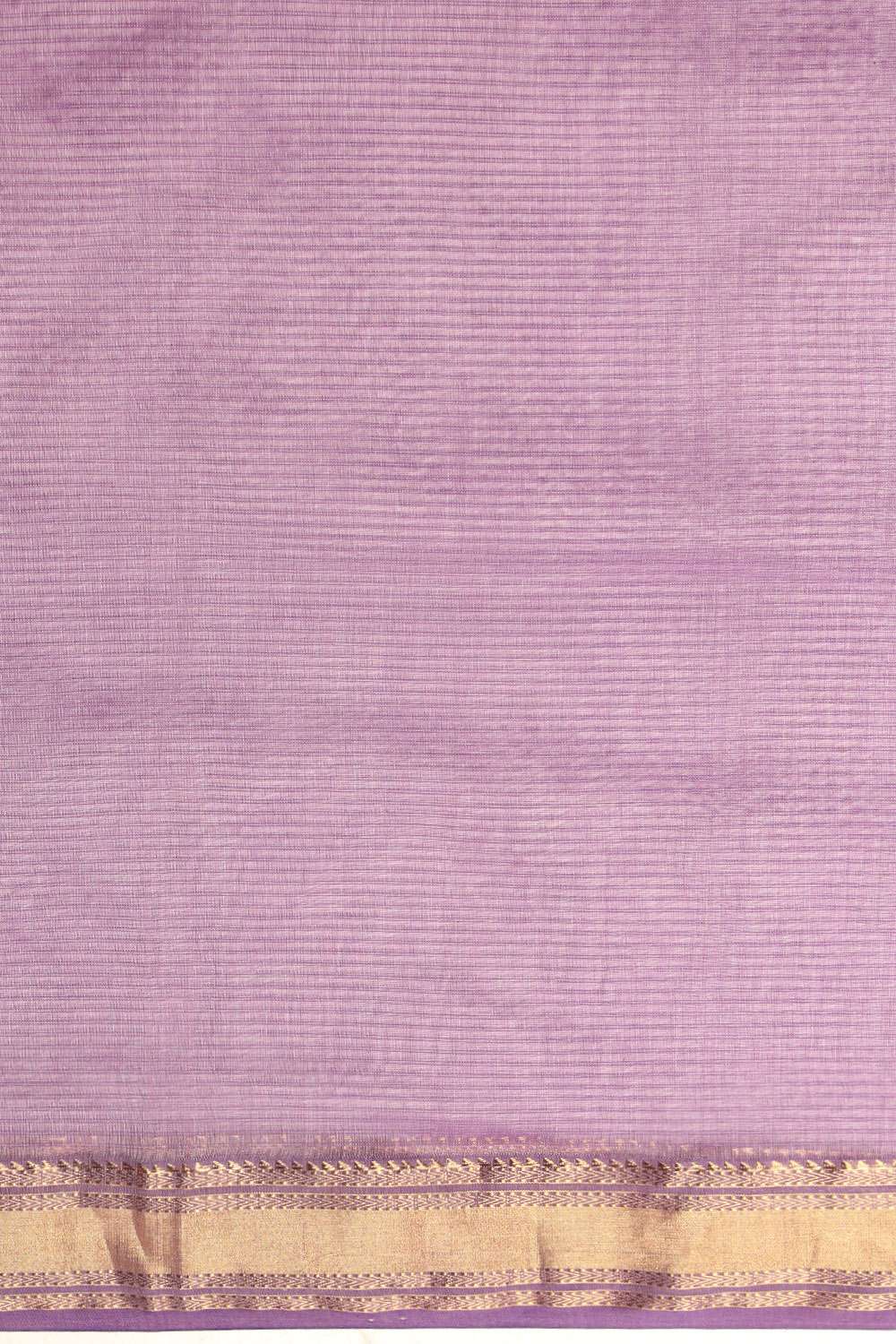 Violet Woven Pure Silk Cotton Maheswari Saree image number null