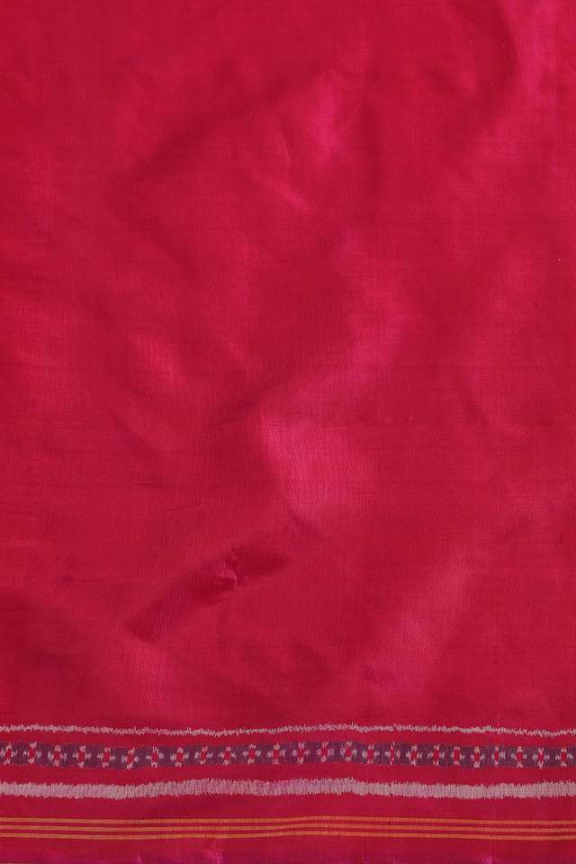 Purple Rajkot Pure Silk Ikat Patola Saree thumbnail image number null