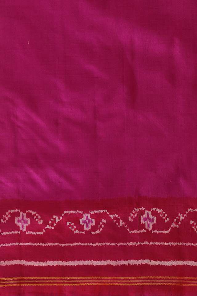 Pink Rajkot Pure Silk Ikat Patola Saree thumbnail image number null