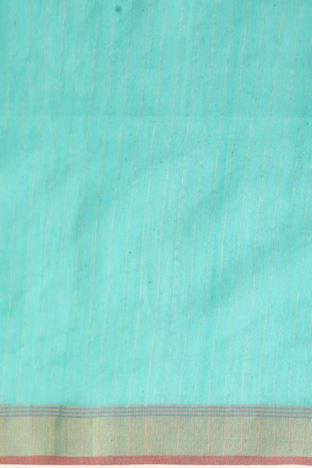 Light Green Bengali Pure Silk Cotton Jamdani Saree thumbnail image number null