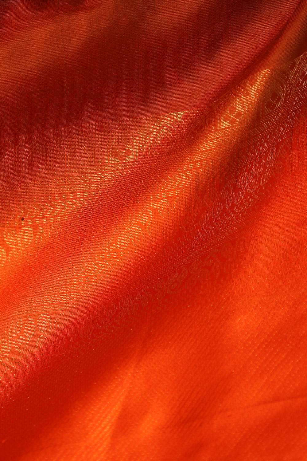 Orange South Pure Silk Woven Saree image number null