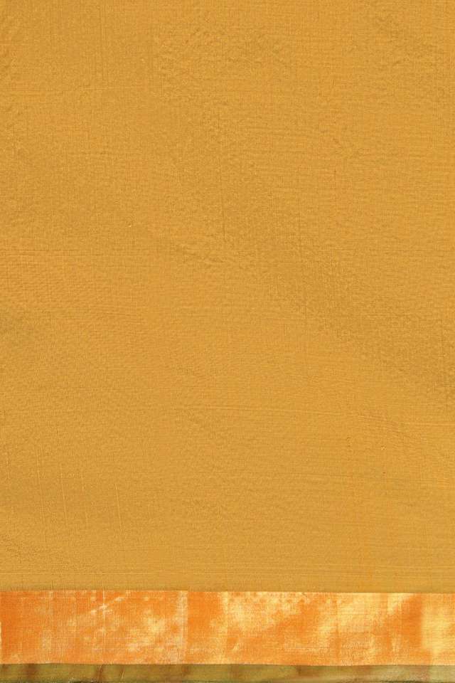 Gold Pure Silk Uppada Jamdani Saree thumbnail image number null